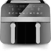 Image de Comfy Nest, CNAFD45NB, Friteuse à air chaud, Air Fryer, numérique double panier 2400W 9L, cuisson saine et rapide, design moderne, facile à utiliser, idéale pour toute la famille - Noir