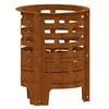 Image de Barbecook Brasero Jules brasero extérieur barbecue, avec cendrier intégré en acier corten pré-oxydé, 43x56cm