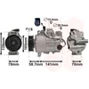 Image de Compresseur de climatisation van wezel 0300k279