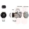 Image de VAN WEZEL Compresseur, climatisation pour RENAULT: Laguna (Ref: 4300K393)