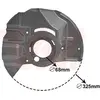 Image de VAN WEZEL Déflecteur, disque de frein pour BMW: Série 3, Z4 (Ref: 0646371)