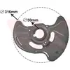 Image de VAN WEZEL Déflecteur, disque de frein pour MERCEDES-BENZ: Classe CLK, Classe C, Classe SLK, Classe CLC (Ref: 3032371)