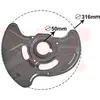 Image de VAN WEZEL Déflecteur, disque de frein pour MERCEDES-BENZ: Classe CLK, Classe C, Classe SLK, Classe CLC (Ref: 3032372)