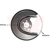 Image de VAN WEZEL Déflecteur, disque de frein pour SEAT: Cordoba, Ibiza & VOLKSWAGEN: Polo (Ref: 5824374)