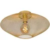 Image de Lucide MESH - Plafonnier - Ø 45 cm - 1xE27 - Or Mat/Laiton