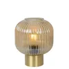 Image de Lucide MALOTO - Lampe de table - Ø 20 cm - 1xE27 - Ambre