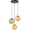 Image de Lucide MONSARAZ - Suspension - Ø 35 cm - 3 x E27 - Vert