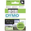 Image de DYMO 53710 Labeltape Tapekleur: Transparant Tekstkleur: Zwart 24 mm 7 m