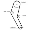 Image de Courroie de distribution gates 5422