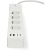 Image de Nedis SmartLife Power Strip - Wi-Fi - Hybride (CEE 7/7) / USB A/USB-C - 16 A - 3680 W - 2 m - 0-55 °C - Android/iOS - Blanc