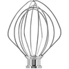 Image de KitchenAid Fouet à neige pour machines de cuisine de taille moyenne avec tête de moteur inclinable   Acier inoxydable 5KSM5THWWSS