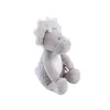 Image de Noukie s   Peluche Bébé Ops le Tricératops   25 cm   Doudou Veloudoux   Coloris Gris   Cadeau Naissance