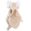 Image de Noukie s   Doudou Naissance Bali l Éléphant   Peluche Veloudoux   Cadeau Bébé Original   Marron   1 Unité