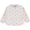 Image de NOUKIE'S - Bavoir à manches Imperméable Ciré pour Bébé - Facile à Nettoyer et Résistant aux Taches - Idéal pour les Repas et Activités - 3 à 6 mois - Rose