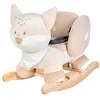 Image de Nattou Animal à Bascule Renard Flo Inclut Ceinture de Sécurité Joyeuse Balançoire D'avant en arrière Environ 59cm Flo, Oli & Ernest Polyester/Bois Flo Vert Menthe