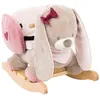 Image de Nattou Bascule Lapin Nina, 10-36 Mois, 60 x 39 x 50 cm, Beige/Rose