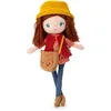 Image de LILLIPUTIENS, Léa 83489 Poupée en tissu naturel et confortable, douce et écologique pour enfants à partir de 2 ans, jouet éducatif avec accessoires amovibles