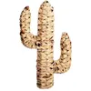 Image de "NATURAL LIVING" CACTUS EN JACINTHE D'EAU 45X25XD9CM Beige