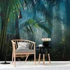 Image de Ambiance Sticker Papier Peint panoramique Jungle Tropicale préencollé H 250 x L 240 cm