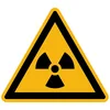 Image de Autocollant Danger Warning Avertissement NF ISO7010 - Sticker Adhésif Signalétique Triangulaire Laminé Plastifié Résistant à l'eau et aux UV - Matières Radioactives - 35x35 cm