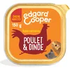 Image de Edgard & Cooper Boite Patée Chien Adulte sans Cereales Nourriture Naturelle 150g Poulet et Dinde Frais, Alimentation Saine savoureuse et équilibrée, Protéines de qualité supérieure