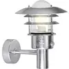 Image de Nordlux Lønstrup 22 Verzinkt 71432031 Wandlamp met bewegingsmelder E27 Verzinkt