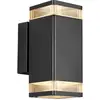 Image de Nordlux Elm Double 45331003 Wandlamp GU10 Zwart