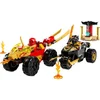 Image de Lego Bataille En Voiture Et Moto De Kai Et Ras Jeu De Construction