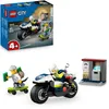 Image de LEGO City La Course-Poursuite en Moto de Police - Set de Construction avec Jouet Moto - 2 Minifigurines - Mini-Distributeur & Skateboard - Cadeau d'Anniversaire pour Fille ou Garçon dès 4 ans 60455