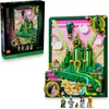 Image de LEGO Wicked Tableau d Emerald City - Art Mural - Set de Construction 3D pour Adulte - Maquette avec 6 Minifigurines & Figurine de Toto le Chien - Décoration DIY - Cadeau pour Fans du Film 75685