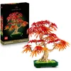 Image de LEGO Botanicals Japanese Red Maple Bonsai Tree - Artificial Plant Building Set with Red & Orange Leaves, plus a Buildable Pot - DIY Home Decor Gift For Adults - 10348