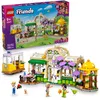Image de LEGO Friends Café des Plantes et Kiosque à Fleurs - Jouet de Construction - 4 Mini-Poupées, Figurine Chat, Tramway & Accessoires de Cuisine dont Tasses & Théière - Cadeau pour Fille dès 9 ans 42671