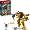 Image de LEGO NINJAGO Le Robot De Spinjitzu d Arin - Figurine Articulée Combinable Avec Autres Sets - Bébé Dragon Riyu & 2 Minifigurines Ninjas - Cadeau Pour Garçon 7 Ans & Fans Soulèvement Des Dragons 71839