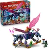 Image de LEGO NINJAGO Rontu Le Maître Dragon - Jeu Interactif Avec Figurine De Dragon Articulée & Fusil À Tenons - Minifigurines De Lloyd, Sora & Braséra - Lame & Accessoires Ninjas - Cadeau Garçon 7 Ans 71842