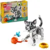 Image de LEGO Creator 3-en-1 Le Chat Joueur - Figurine d'Animal Se Transformant en Maquette de Chien ou de Pigeon - Cadeau d'Anniversaire Original pour Fille ou Garçon dès 8 ans 31163