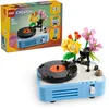 Image de LEGO Creator 3-en-1 Le tourne-disque et ses fleurs - Jeu de construction avec plantes - Se transforme en radio ou micro - Jouet sur la musique pour garçons ou filles dès 8 ans - Cadeau original 31172
