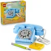 Image de LEGO Creator 3-en-1 Le Téléphone Rétro - Jeu de Construction avec Cadran Rotatif - Se Transforme en Modèle des Années 80 ou en Portables des Années 2000 - Cadeau pour Fille ou Garçon dès 8 ans 31174