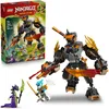 Image de LEGO NINJAGO La Mission du Robot Cole et du Dragon Zane - Jouet Ninja avec Figurine d'Action, 3 Minifigurines & Sabre - Cadeau d'Anniversaire pour Garçon dès 7 ans & Fans 71854