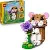 Image de LEGO Creator 3-en-1 L’adorable hamster et la fleur 31376