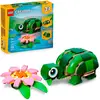 Image de Lego Jeu De Construction Tortue Avec Fleur De Nénuphar