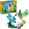 Image de LEGO Creator 3-en-1 Animaux Sauvages : le Colibri Coloré - Jouet Oiseau se Transformant en Figurine de Papillon ou Poisson - Décoration Intérieure DIY - Cadeau Original Fille ou Garçon dès 8 ans 31384