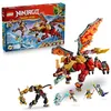 Image de LEGO NINJAGO Le Robot Dragon Transformable de Braséra - Jouet Ninja 2-en-1 - Figurine avec Robot de l’Impératrice Béatrix & 6 Minifigurines - Cadeau d'Anniversaire pour Garçon dès 9 ans ou Fan 71868