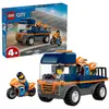 Image de Lego Jeu De Construction De Camion De Transport De Moto