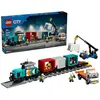 Image de Lego Jeu De Construction Train De Marchandises Du Port Avec Grue Et Camion
