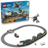 Image de LEGO City Le Braquage du Train de Police - Maquette de Train Télécommandé avec Circuit, Hélicoptère, Voiture de Rallye & 6 Minifigurines - Cadeau STEM pour Garçon dès 7 ans 60508