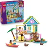 Image de LEGO Friends La Maison sur la Plage et les Phoques - Jeu Miniature - 3 Mini-Poupées, 2 Figurines d'Animaux Marins & Accessoires dont Surf & Kayak - Cadeau d'Anniversaire pour Fille dès 7 ans 42699