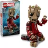 Image de LEGO   Marvel Groot en Tenue de Ravageur - Figurine - Jouet Collector de Super-Héros - Jolie Décoration pour Chambre ou Bureau - Cadeau d'Anniversaire pour Garçon ou Fans dès 10 ans 76341