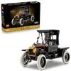 Image de LEGO Icons Ford Model T - Maquette de Voiture Rétro pour Adulte - Décoration Collector avec Toit en Tissu, Hautes Jantes & Pare-Brise Rabattable - Cadeau DIY pour Fans de Véhicules Classiques 11376