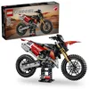 Image de La moto Ducati Desmo450 MX Factory - Jeu de Construction - Moto Jouet avec Moteur à Cylindres & Suspension - Décoration de Bureau - Cadeau Collector pour Garçon dès 10 ans 42238