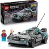 Image de LEGO Speed Champions La Machine à Remonter le Temps de Retour vers le Futur - Jouet Voiture - Maquette avec Minifigurines de Doc Brown & Marty McFly - Cadeau pour Garçon, Fille & Fans dès 9 ans 77256